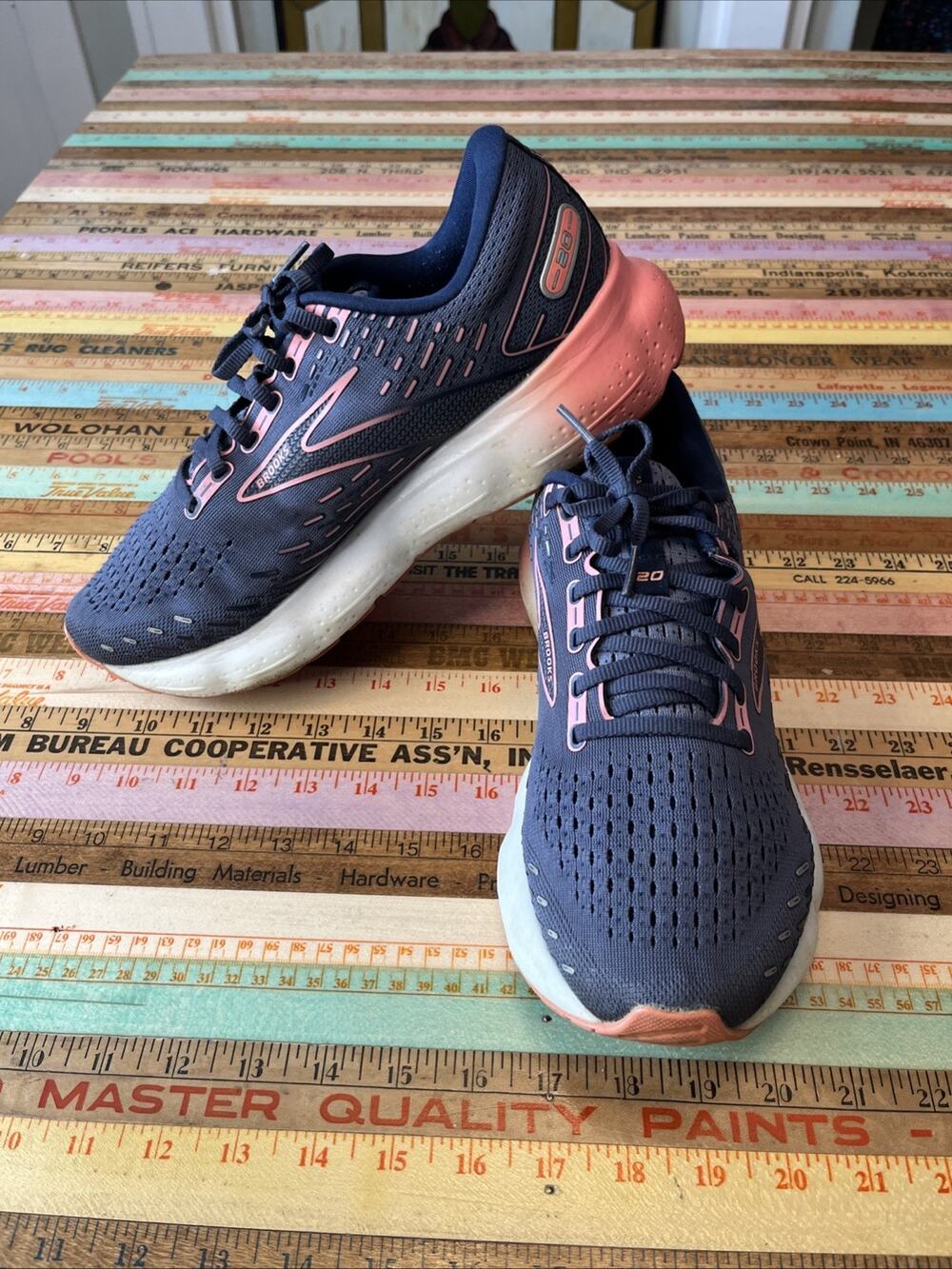 Brooks Glycerin GTS 20 Womens 11B US Blue Running Shoes